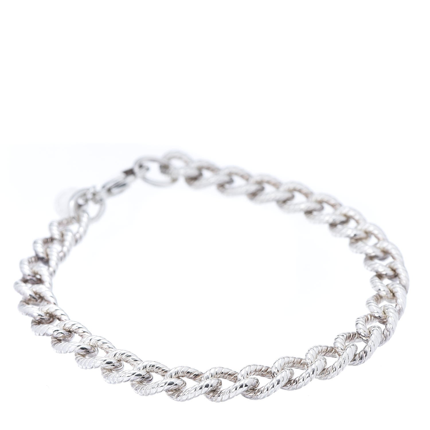 Tiffany Sterling Silver Cable Link Bracelet 1 of 5