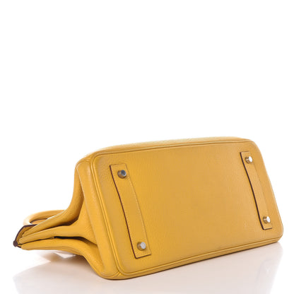 Hermes Taurillon Clemence JPG Shoulder Birkin II Soleil 5 of 39