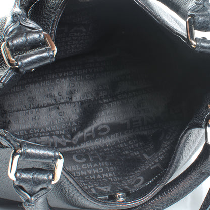 Chanel Leather Tassel Hobo Black 5 of 7