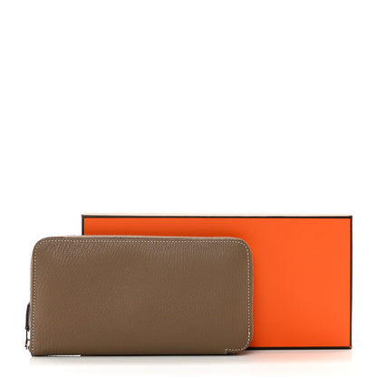 Hermes Chèvre Mysore Azap Wallet Etoupe 8 of 8