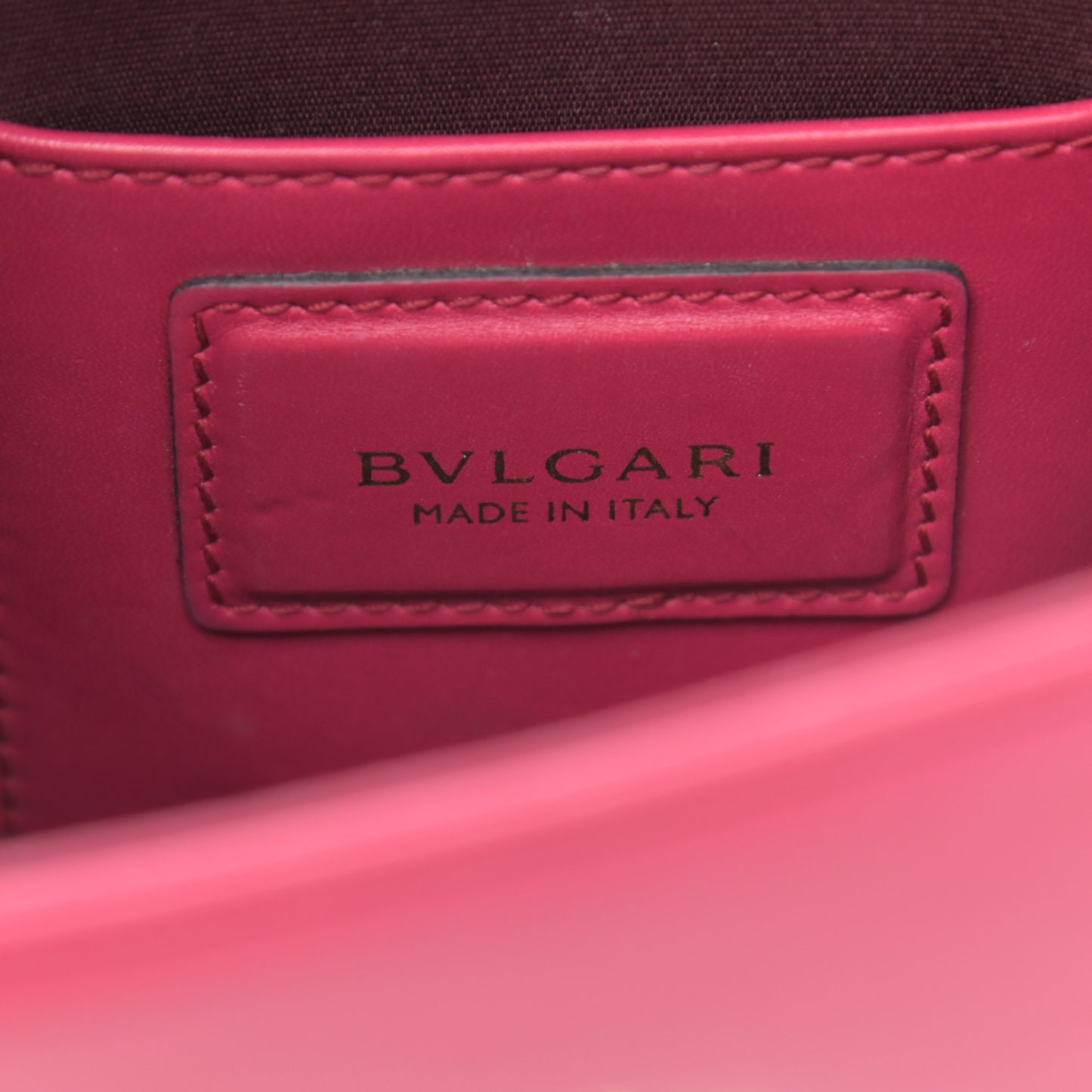 Calfskin Small Serpenti Forever Snake Strap Crossbody Bag Pink