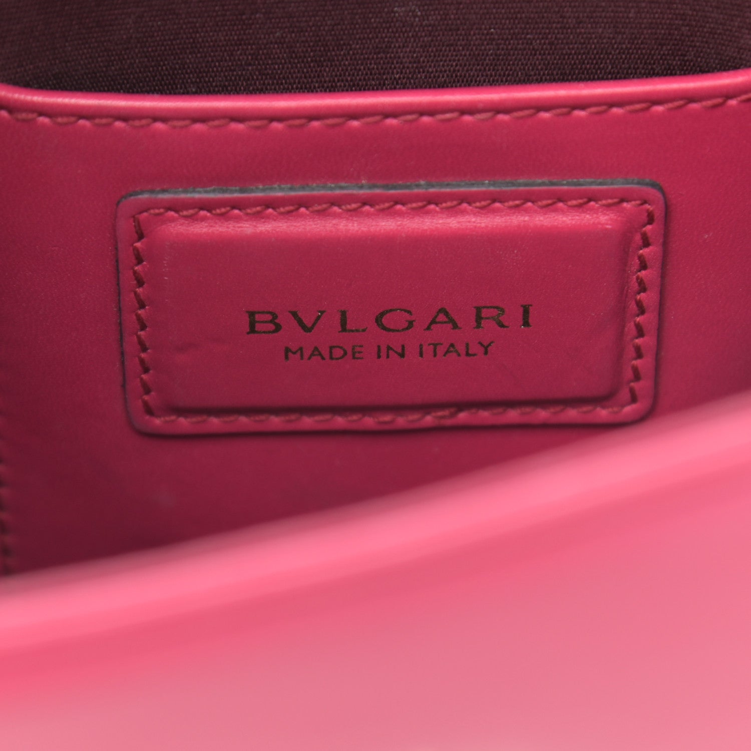 Bulgari Calfskin Small Serpenti Forever Snake Strap Crossbody Bag Pink 6 of 13