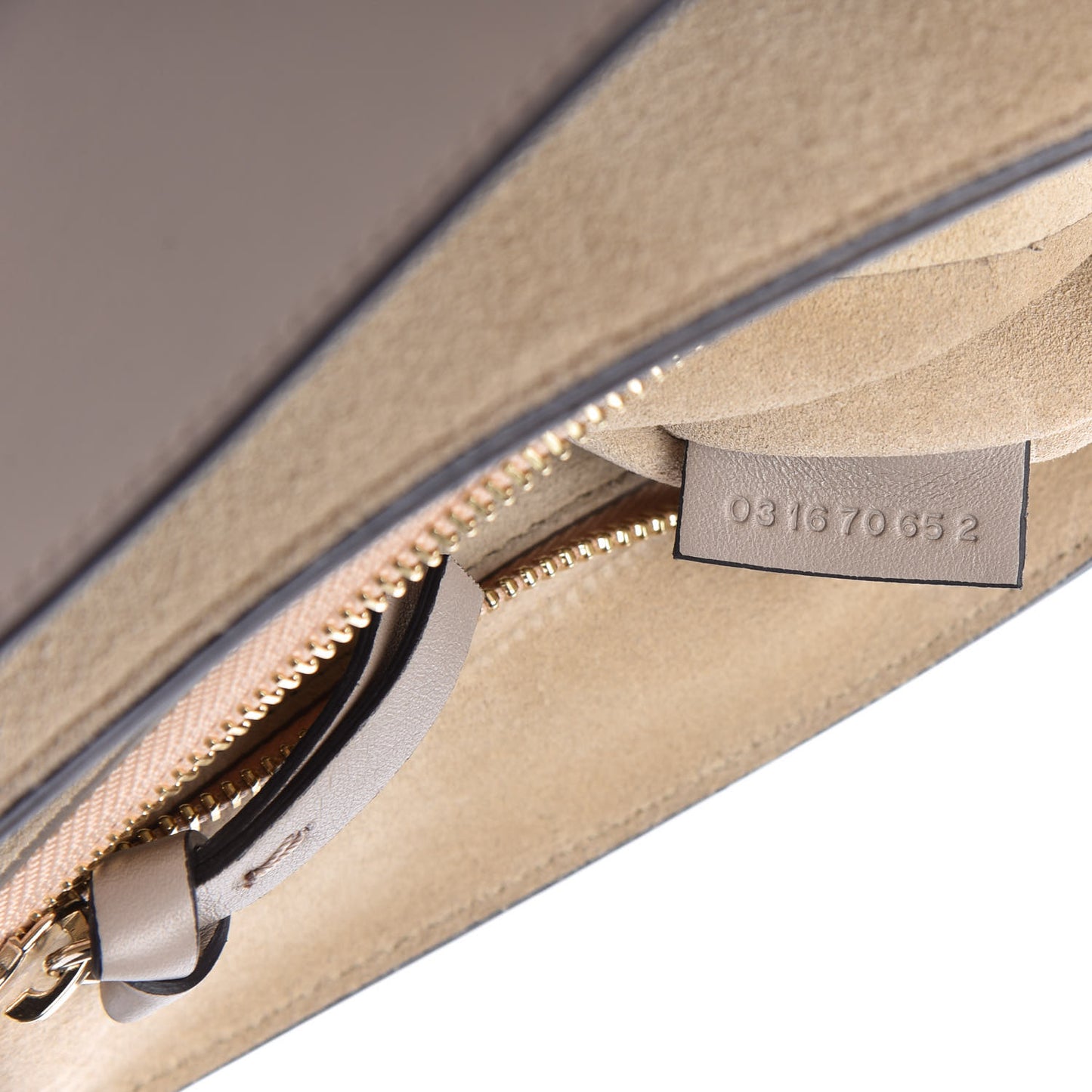 Calfskin Suede Medium Faye Shoulder Bag Motty Grey