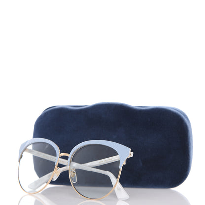 Gucci Round Metal GGG0246 Sunglasses Light Blue 8 of 8