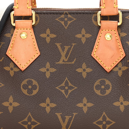 Louis Vuitton Monogram Speedy Bandouliere 20 Black 7 of 13