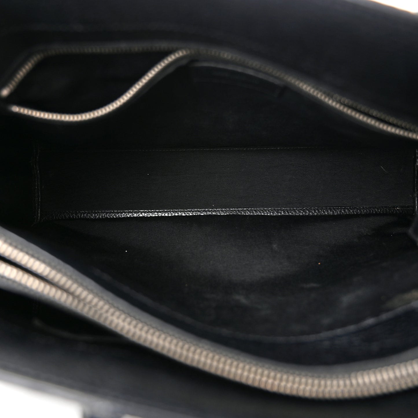 Grained Calfskin Large Sac De Jour Carryall Black
