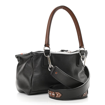 Givenchy Calfskin Small Studded Pandora Black Brown 3 of 10