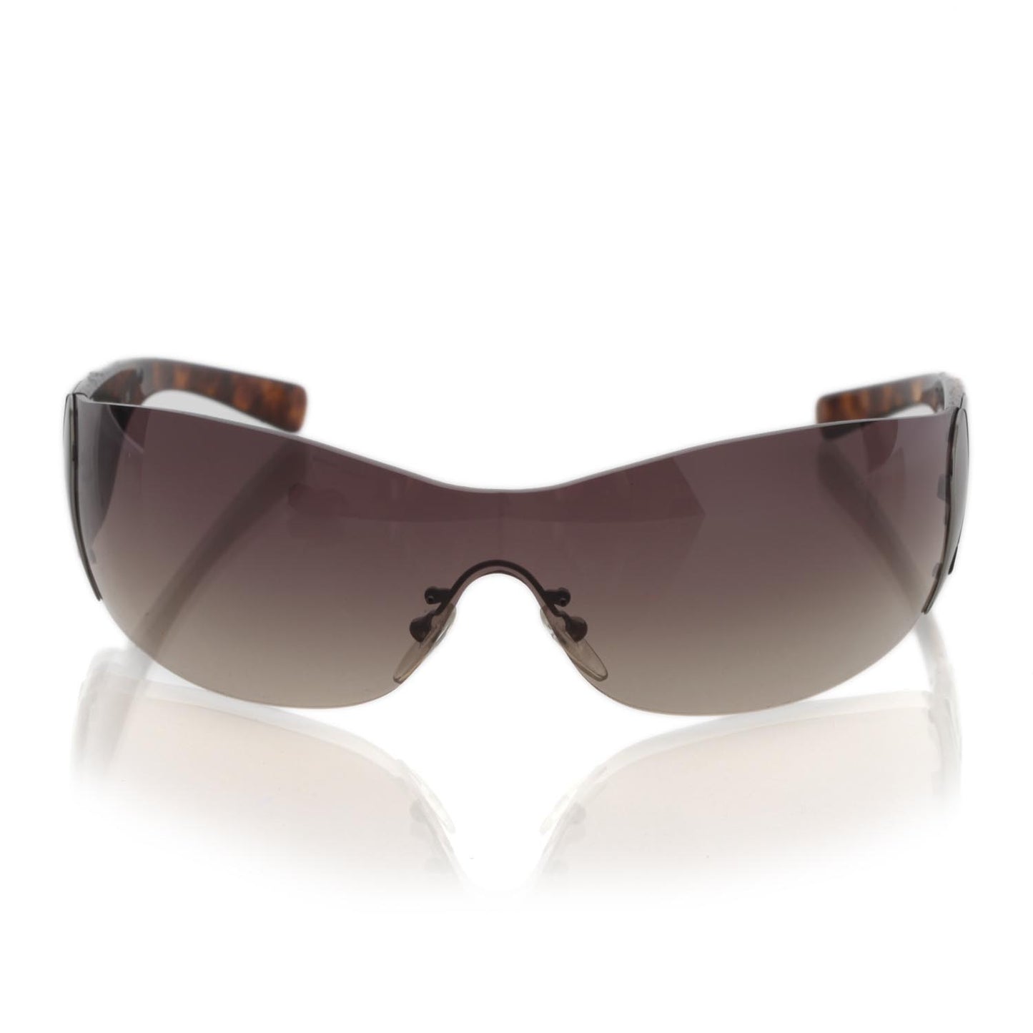 Tortoise Shell Wrap Around Sunglasses SPR 58F