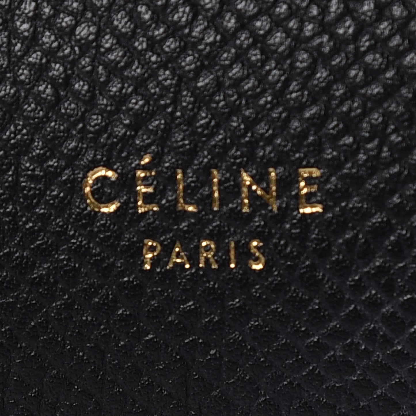 Grained Calfskin Mini Belt Bag Black