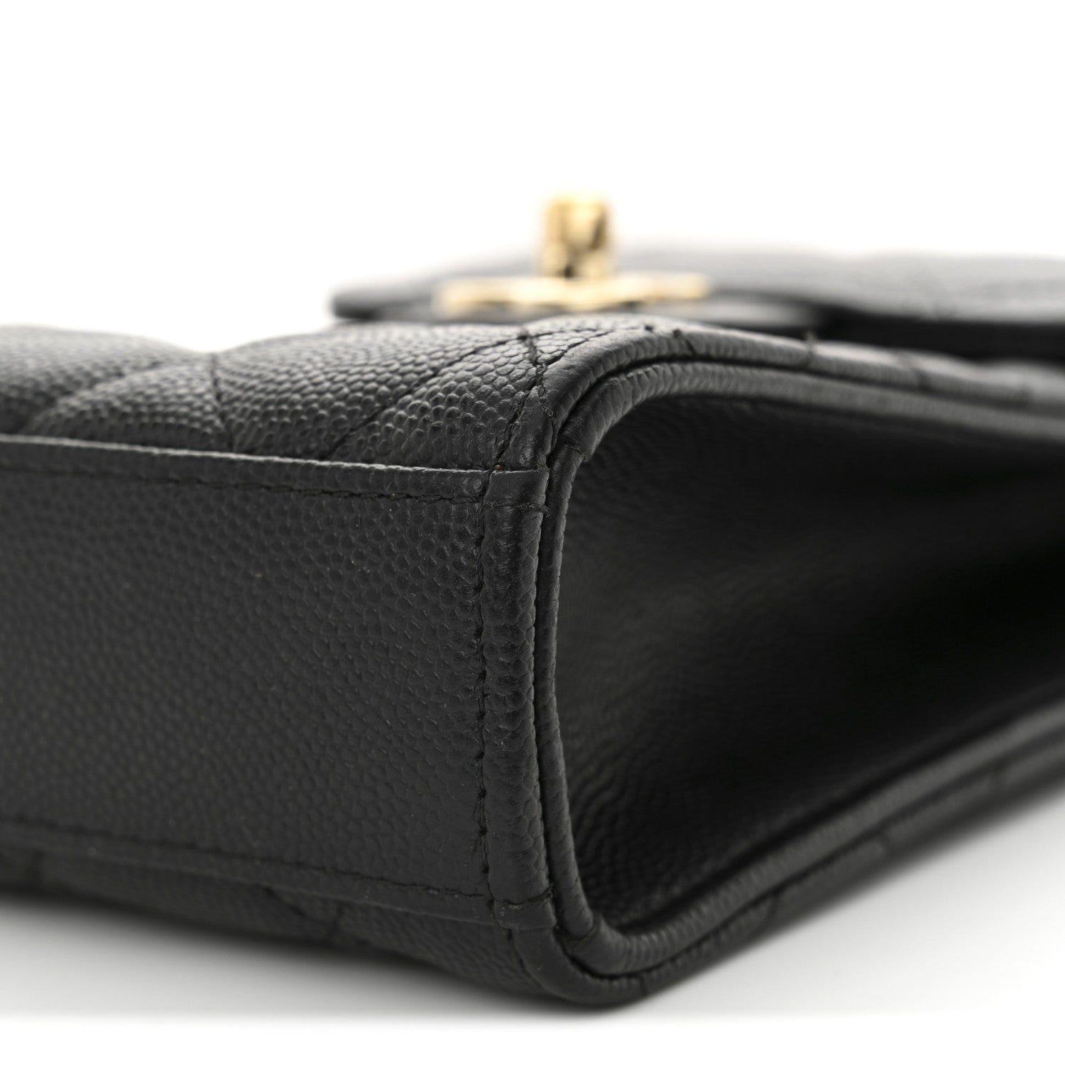 Chanel Caviar Quilted Classic Phone Holder Black 11 of 11