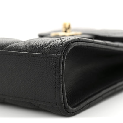 Chanel Caviar Quilted Classic Phone Holder Black 11 of 11