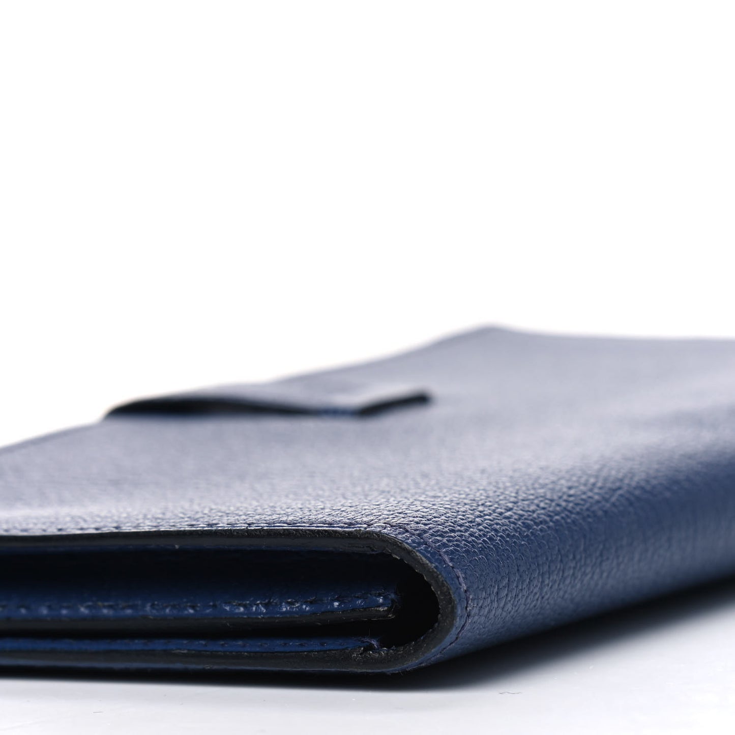 Chevre Mysore Bearn Gusset Wallet Bleu Thalassa