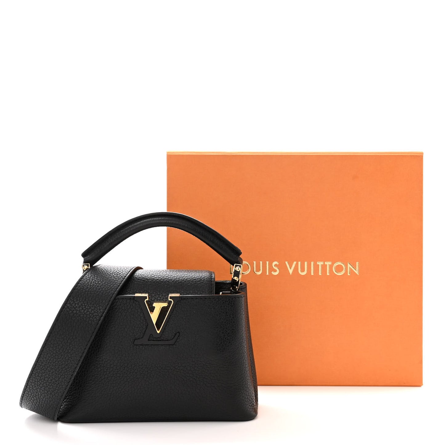 Taurillon Mini Capucines Black