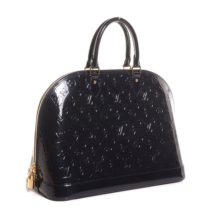 Louis Vuitton Vernis Alma GM Blue Infini 3 of 7