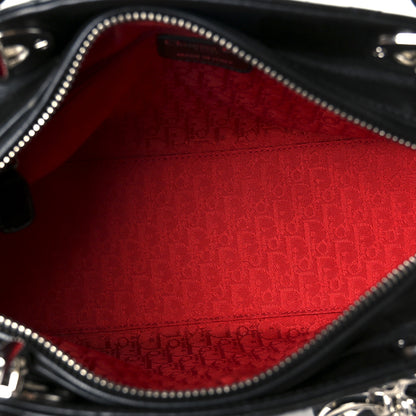 Christian Dior Lambskin Cannage Medium Lady Dior Black 5 of 10