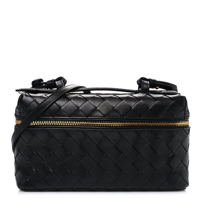 Bottega Veneta Calfskin Intrecciato Bang Bang Vanity Case Black 1 of 11