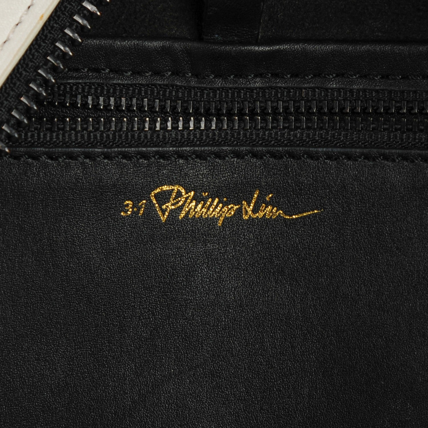 3.1 Phillip Lim 3.1 Calfskin Tri-Color 31 Hour Bag Black White Putty 6 of 9