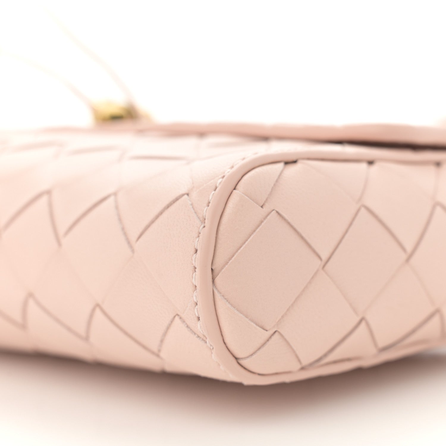 Bottega Veneta Nappa Intrecciato Mini Andiamo Crossbody Bag Lotus 10 of 11