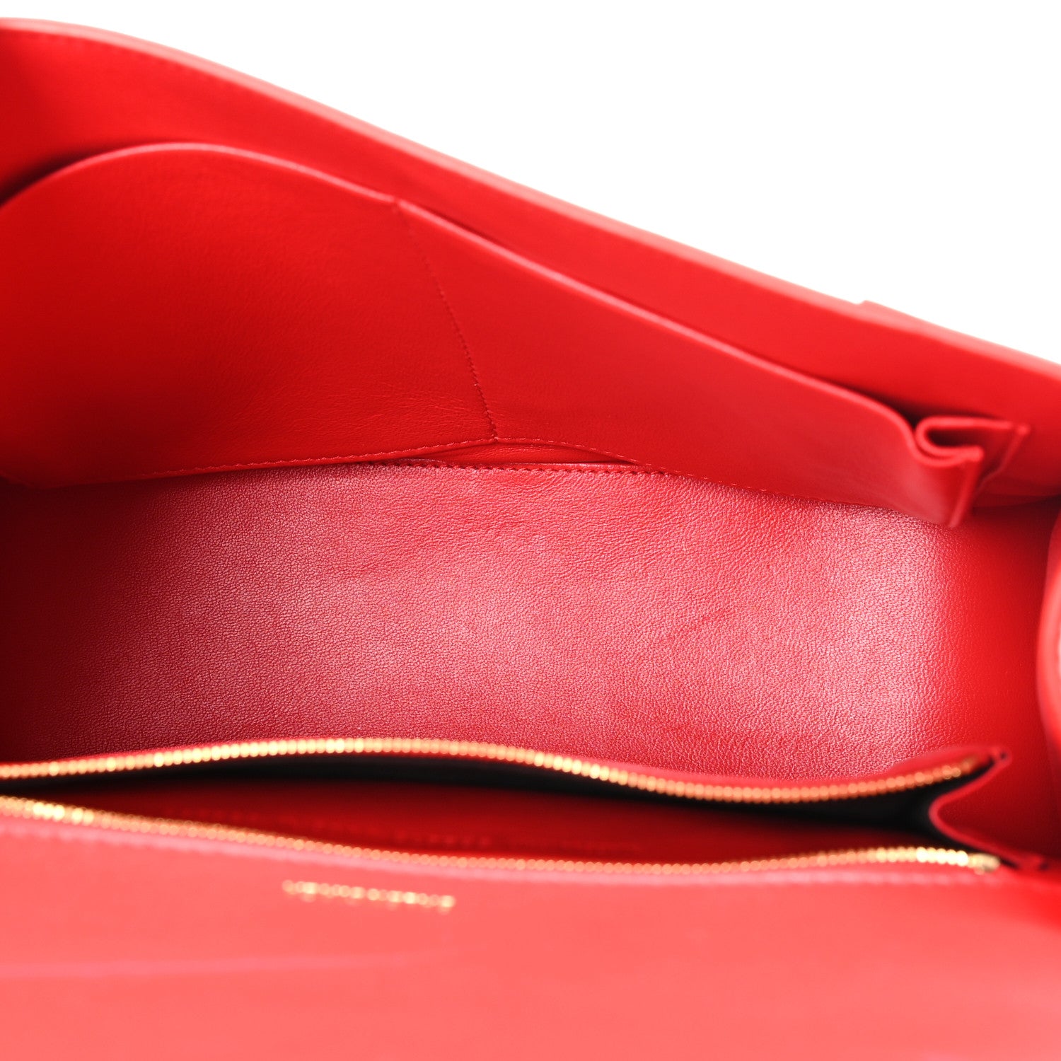 Balenciaga Shiny Box Calfskin Medium Hourglass Top Handle Bag Bright Red 5 of 11