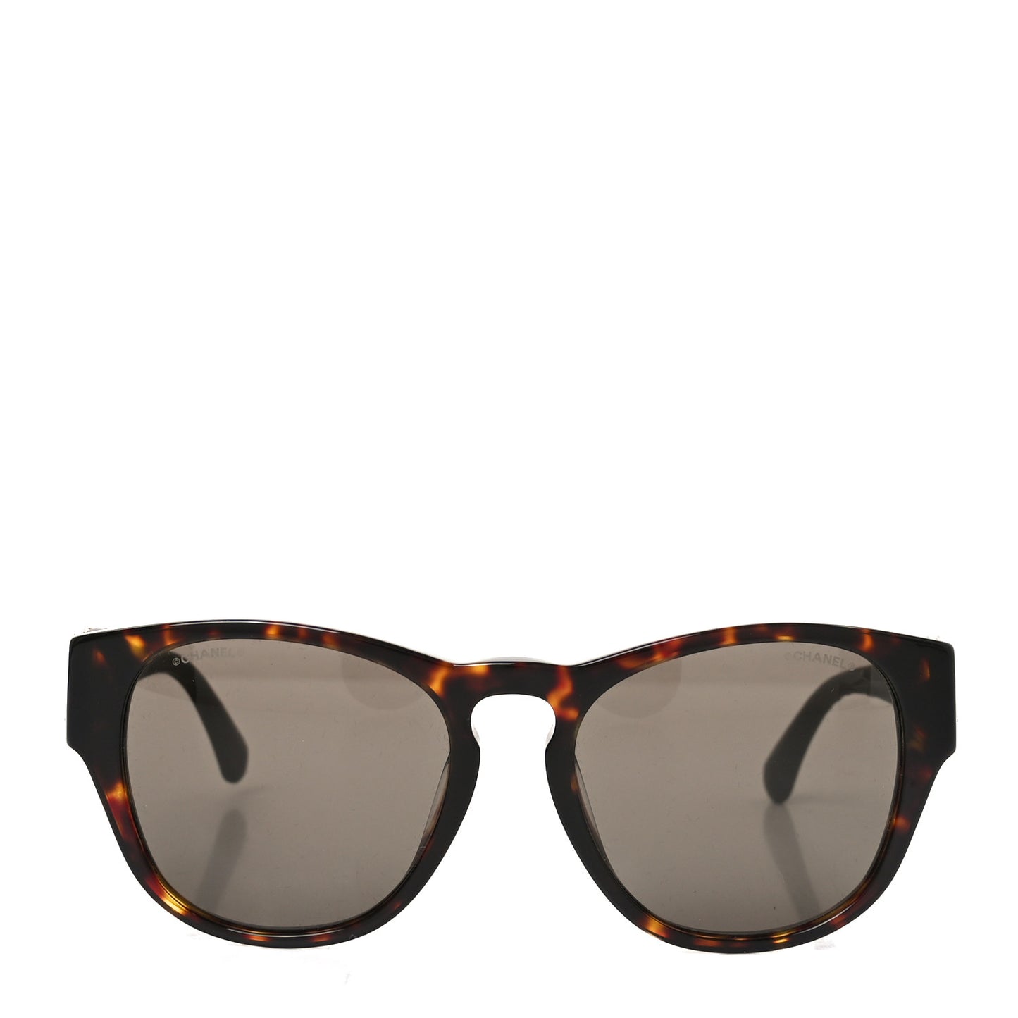 Crystal Lambskin CC Sunglasses 5455-Q-A Tortoise
