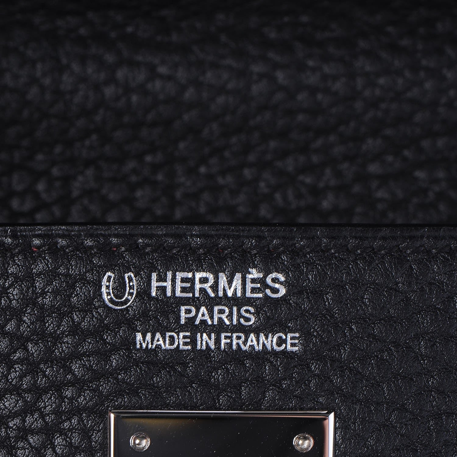 Hermes Fjord Horseshoe Kelly Retourne 40 Black Rouge H 16 of 34