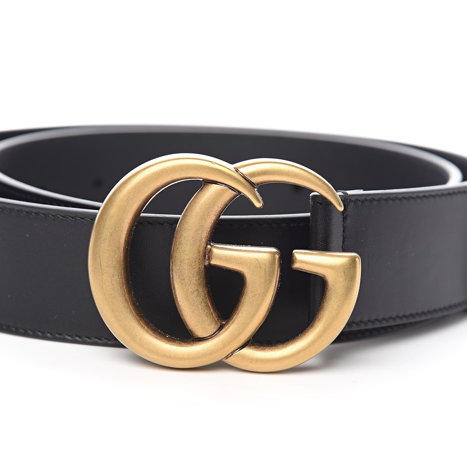 Gucci Calfskin Double G 40mm Belt 85 34 Black 7 of 7