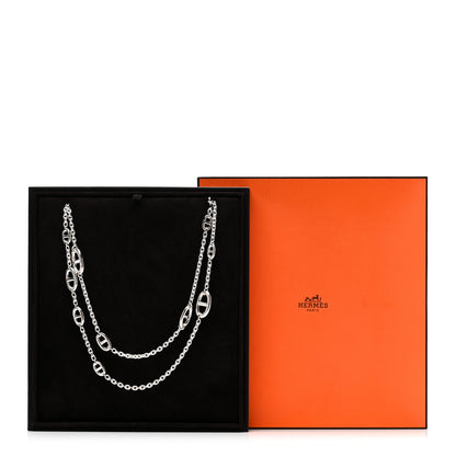 Hermes Sterling Silver Farandole Necklace 160 4 of 4