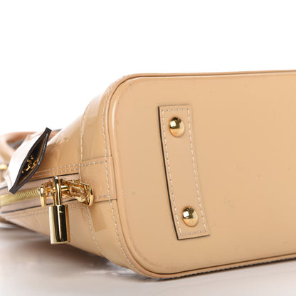 Louis Vuitton Vernis Alma BB Dune 6 of 9