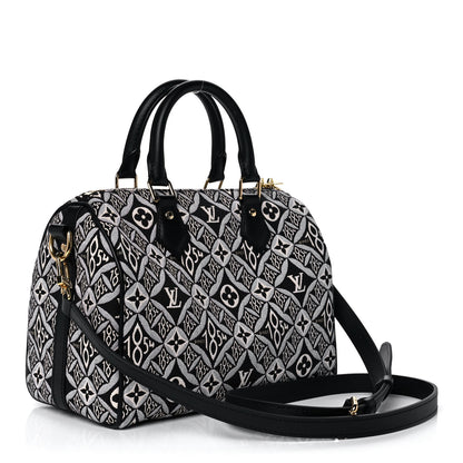 Louis Vuitton Jacquard Since 1854 Speedy Bandouliere 25 Grey 4 of 12