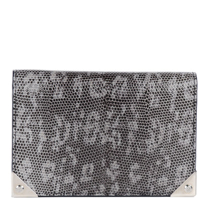 Alexander Wang Lizard Embossed Prisma Biker Purse Geyser 1 of 6