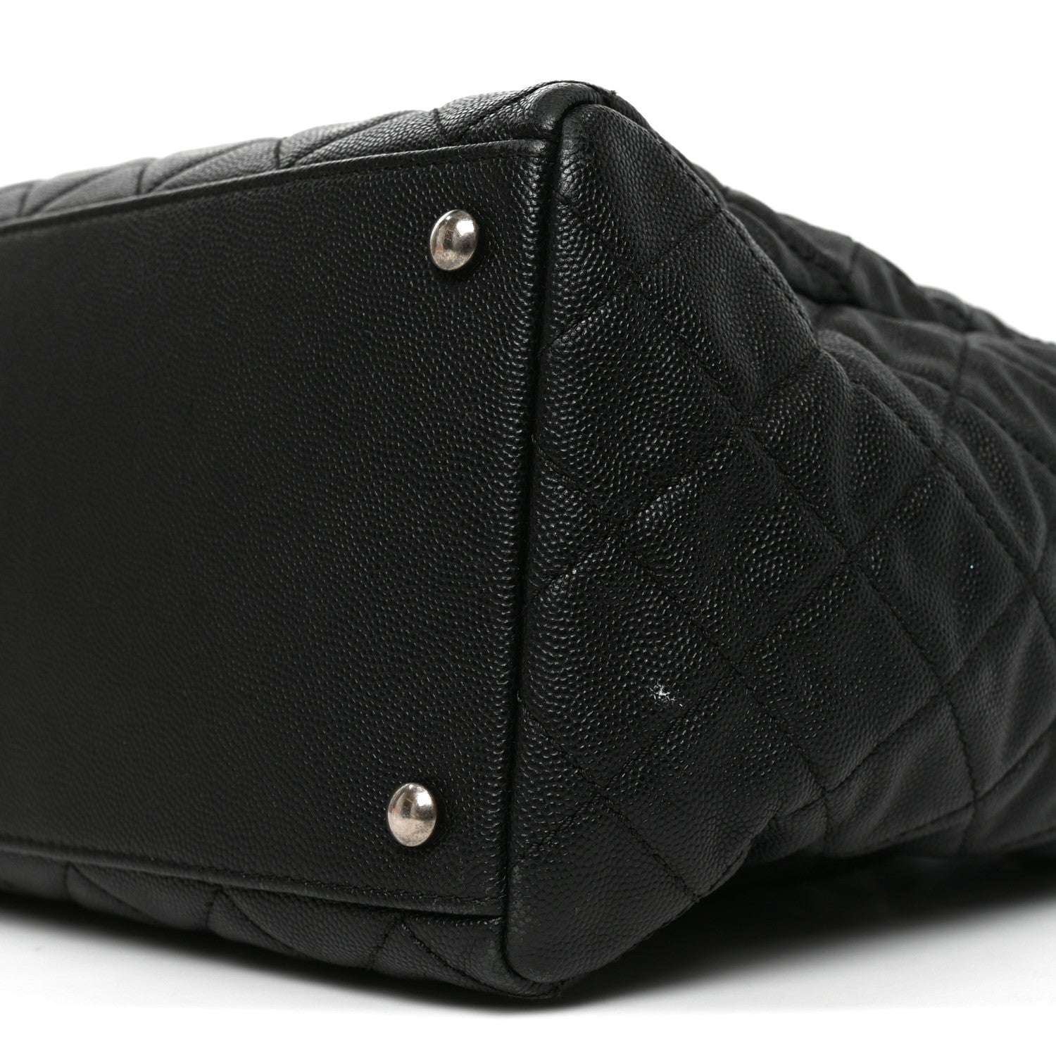 Chanel Caviar Quilted Large Coco Handle Shopping Tote Black 10 of 10