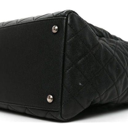 Chanel Caviar Quilted Large Coco Handle Shopping Tote Black 10 of 10