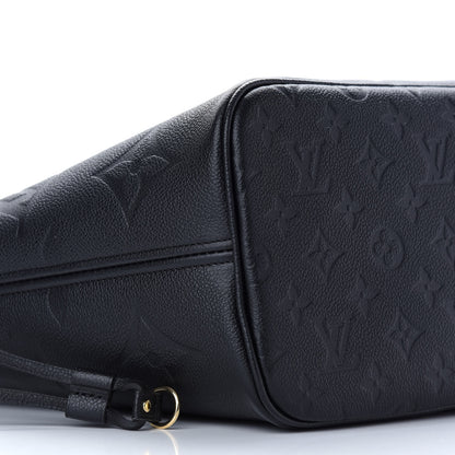 Louis Vuitton Empreinte Monogram Giant Neverfull MM Black 8 of 9