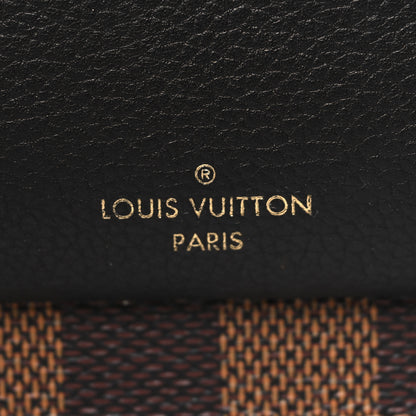 Louis Vuitton Damier Ebene Vavin Chain Wallet Black 6 of 10