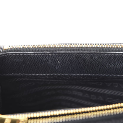 Prada Saffiano Lux Mini Galleria Double Zip Tote Black 11 of 15