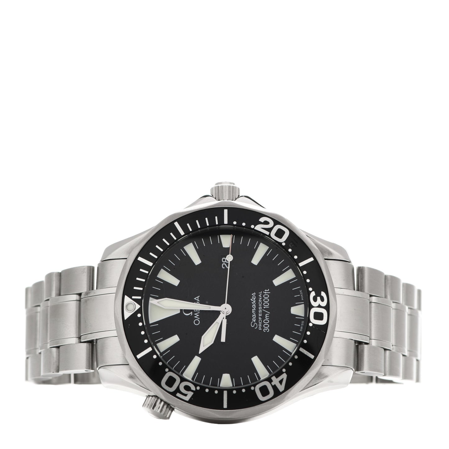 Stainless Steel 41mm Seamaster Professional 300M Diver Quartz Watch Black 2264.50