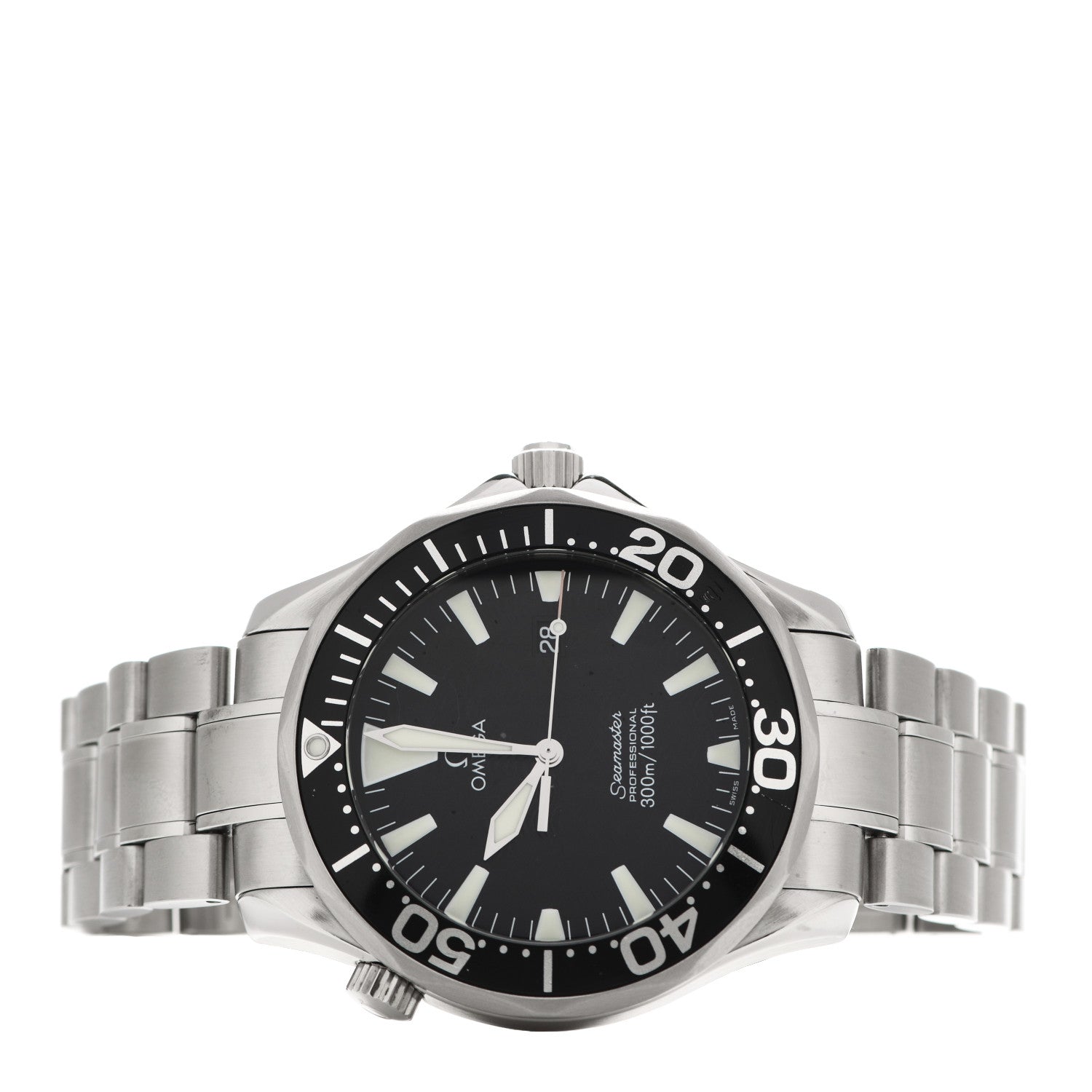 Omega Stainless Steel 41mm Seamaster Professional 300M Diver Quartz Watch Black 2264.50 2 of 4