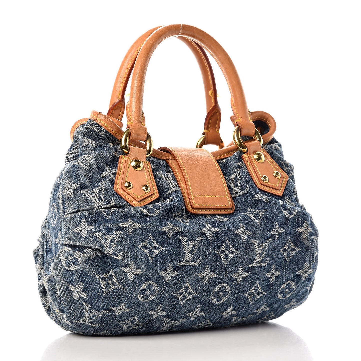Monogram Denim Pleaty Blue
