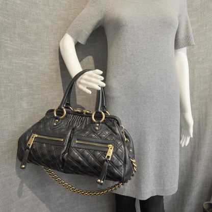 Marc Jacobs Quilted Leather East West Stam Bag Black 3 of 10