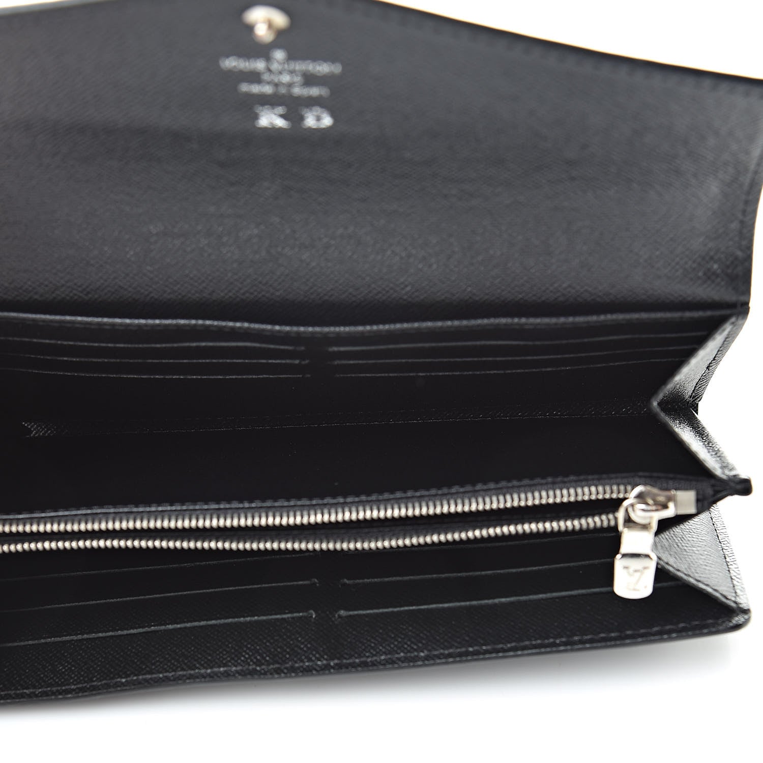 Louis Vuitton Epi Sarah Wallet NM Black 5 of 9