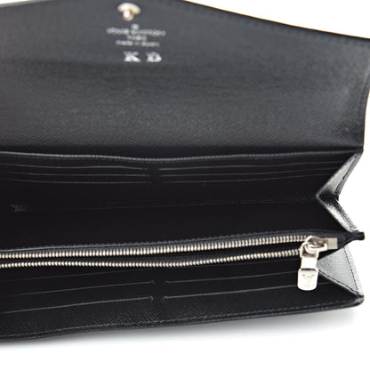Louis Vuitton Epi Sarah Wallet NM Black 5 of 9