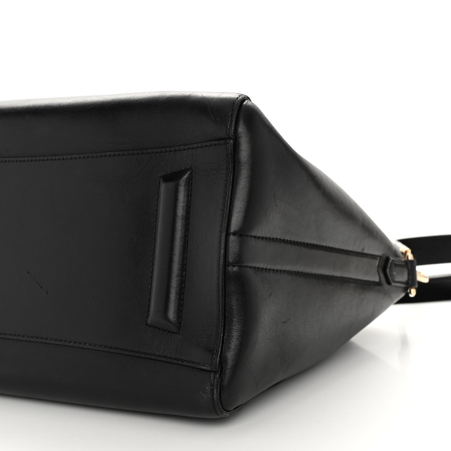 Shiny Lord Calfskin Medium Antigona Black
