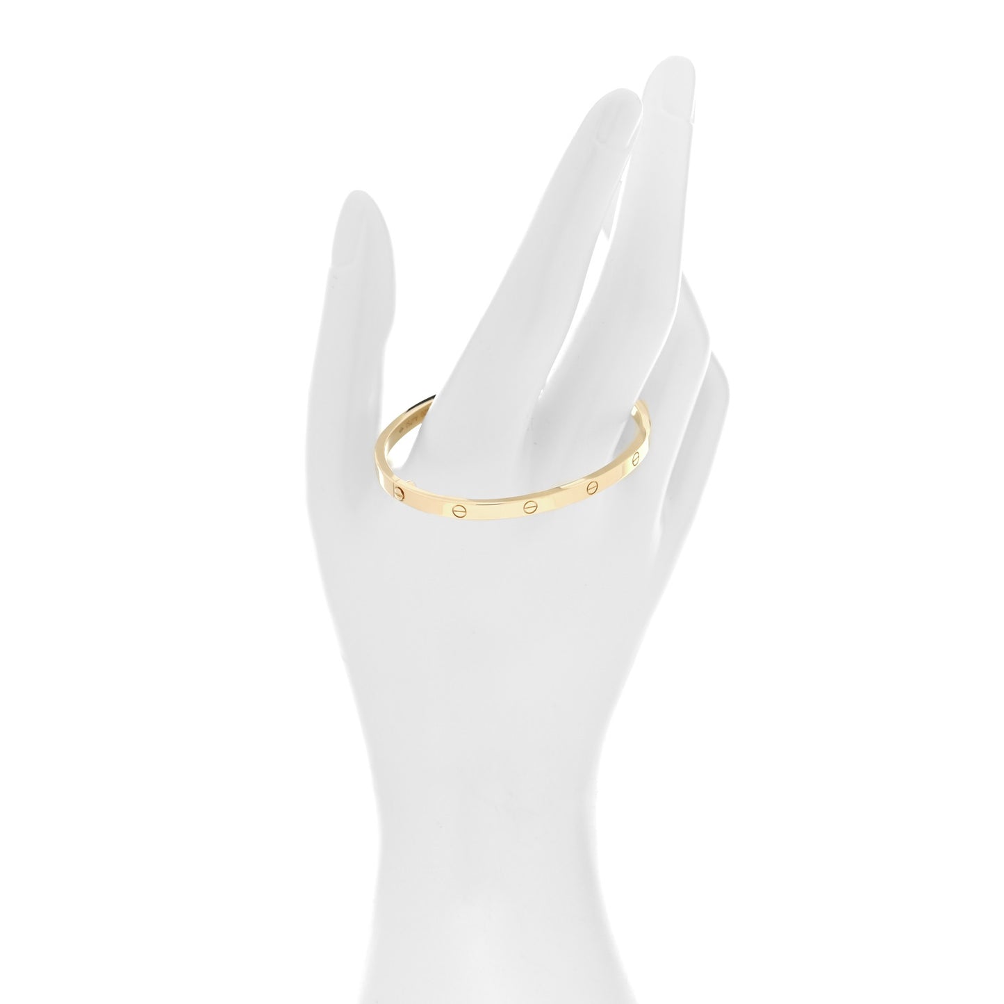 18K Yellow Gold Small LOVE Bracelet 16