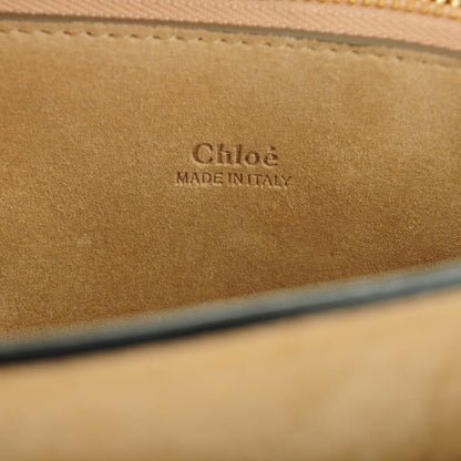 Chloe Suede Calfskin Medium Faye Shoulder Bag Black 6 of 7
