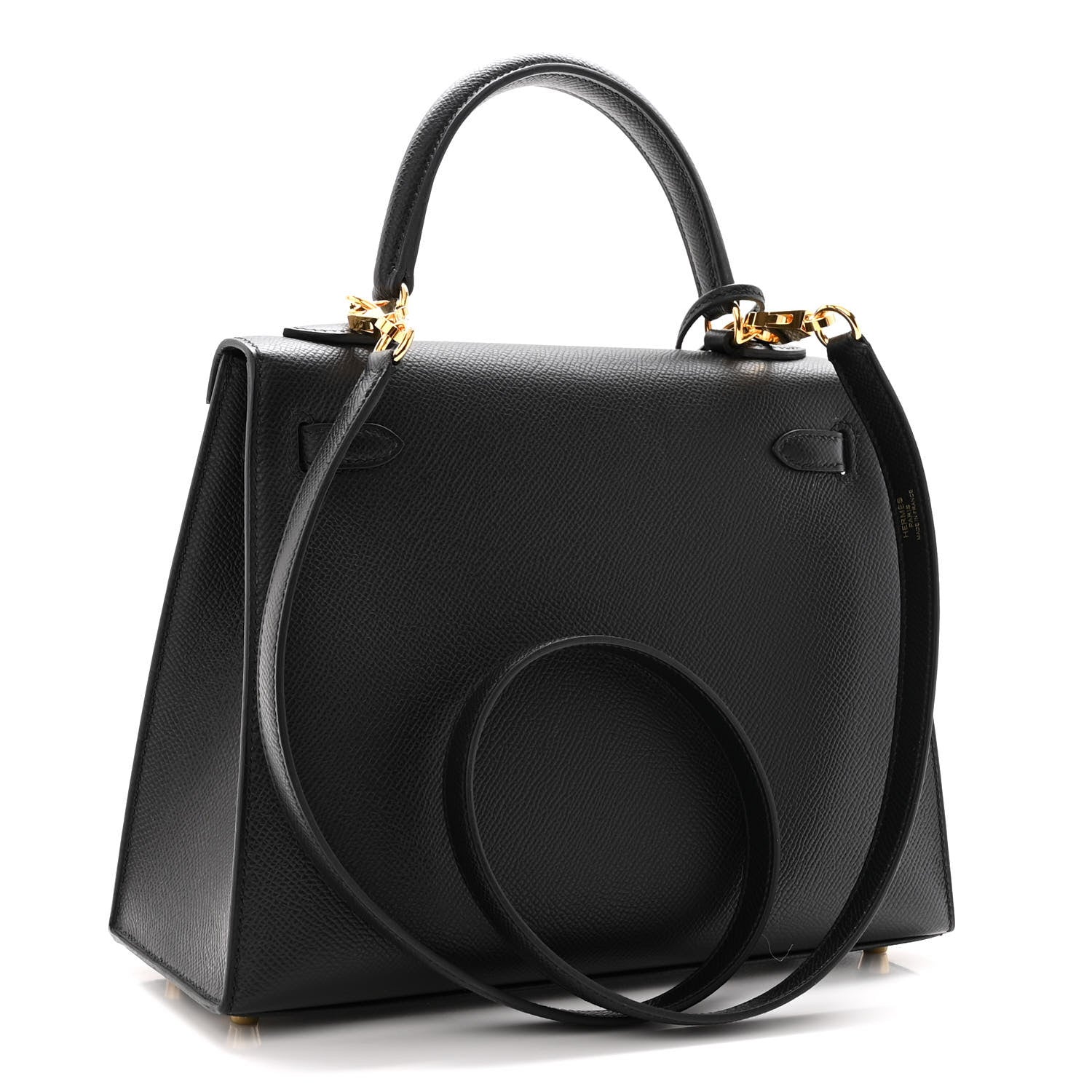Hermes Epsom Kelly Sellier 25 Black 3 of 10
