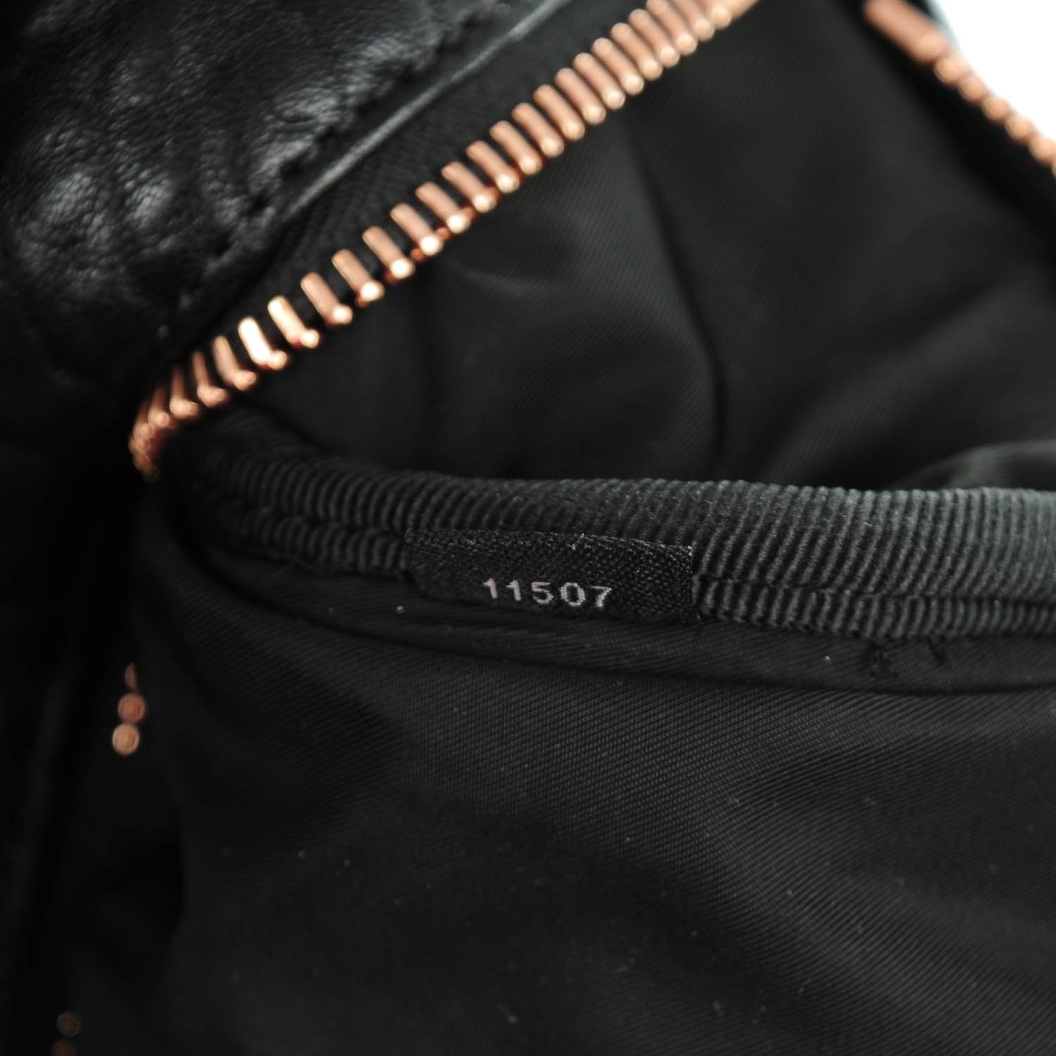 Alexander Wang Pebbled Lambskin Rocco Black Rose Gold Hardware 7 of 7