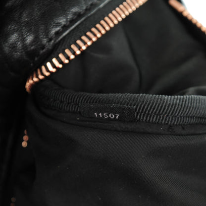 Alexander Wang Pebbled Lambskin Rocco Black Rose Gold Hardware 7 of 7