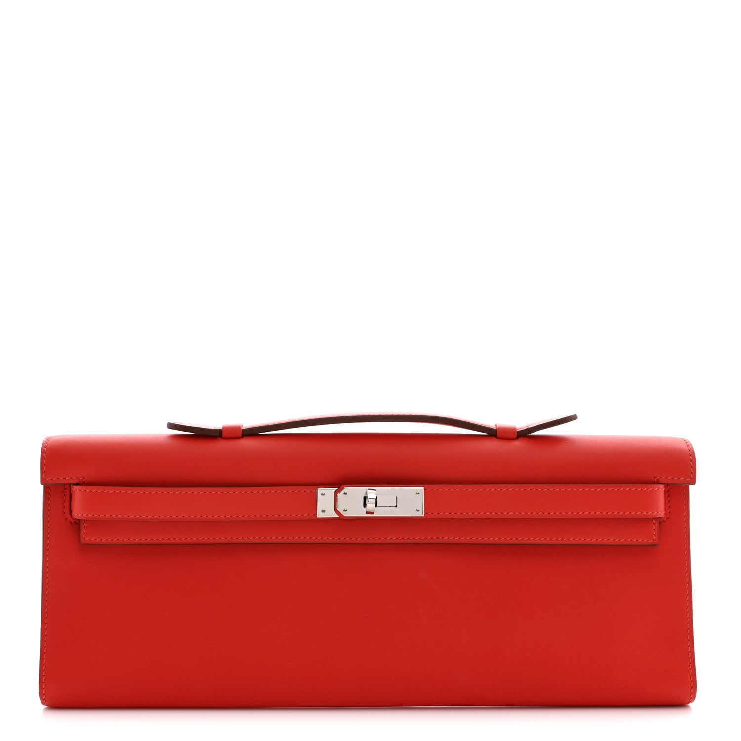 Hermes Swift Kelly Cut Clutch Pochette Capucine 1 of 7