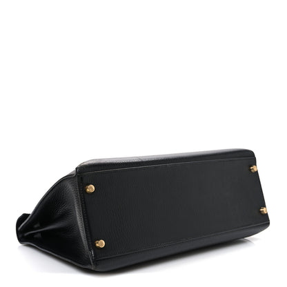 Hermes Ardennes Kelly Sellier 32 Black 4 of 15