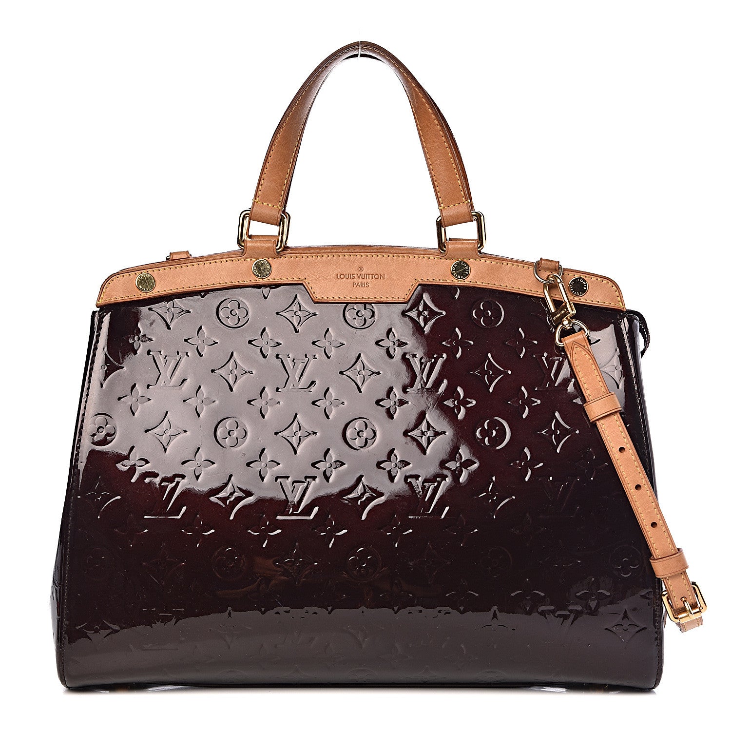 Louis Vuitton Vernis Brea GM Amarante 1 of 15